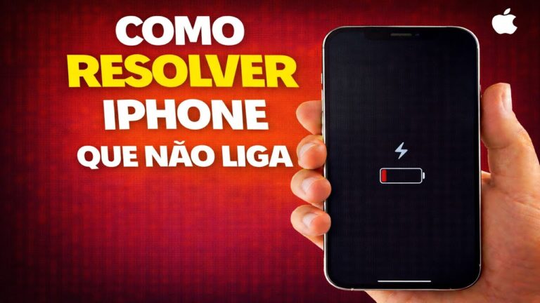COMO RESOLVER IPHONE QUE NÃO LIGA