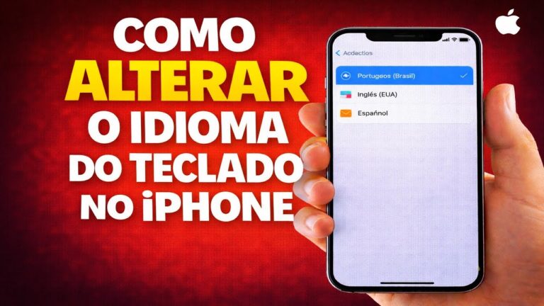 COMO ALTERAR O IDIOMA DO TECLADO NO IPHONE