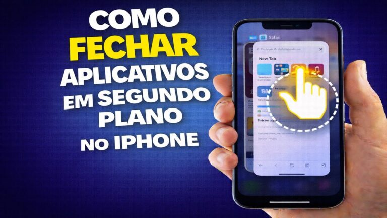 COMO FECHAR APLICATIVOS EM SEGUNDO PLANO NO IPHONE