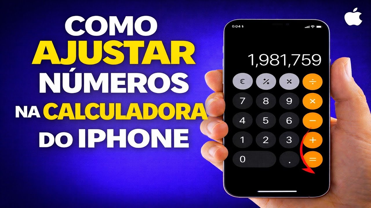 COMO AJUSTAR NÚMEROS NA CALCULADORA DO IPHONE