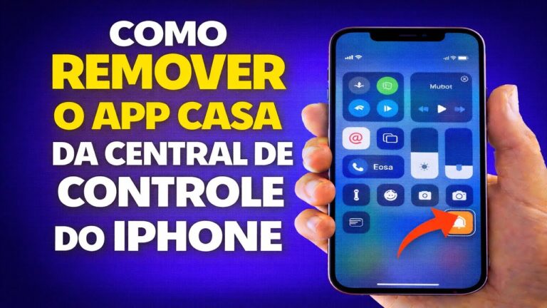 COMO REMOVER O APP CASA DA CENTRAL DE CONTROLE DO IPHONE