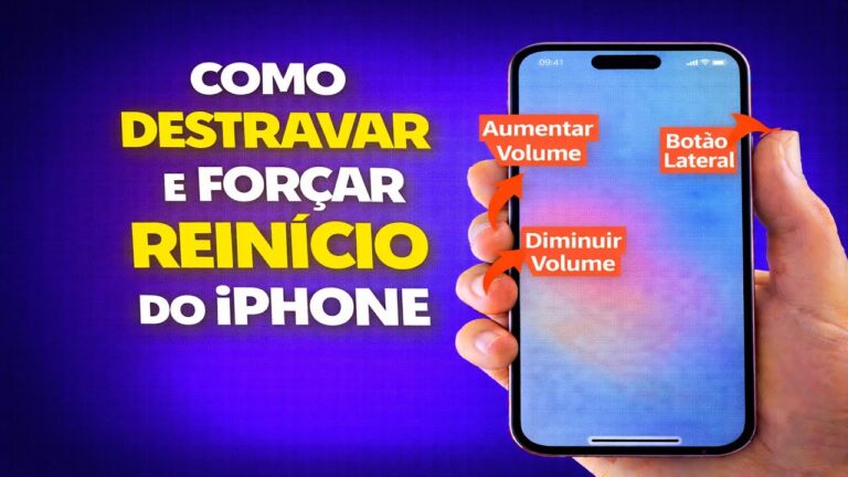 COMO DESTRAVAR E FORÇAR REINÍCIO DO IPHONE