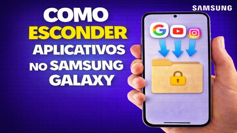 COMO ESCONDER APLICATIVOS NO SAMSUNG GALAXY