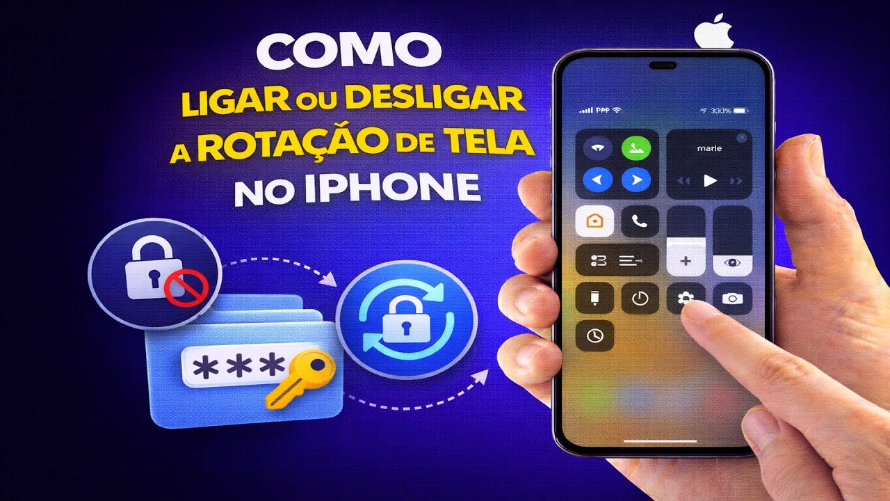 COMO LIGAR OU DESLIGAR A ROTAÇÃO DE TELA NO IPHONE