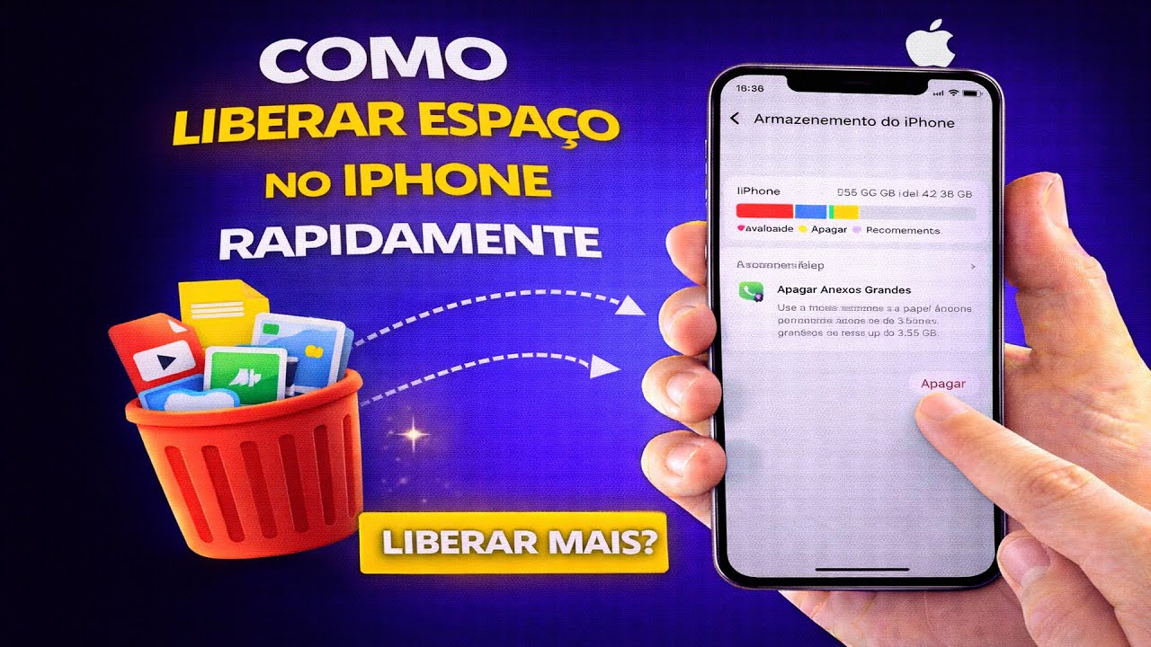COMO LIBERAR ESPAÇO NO IPHONE RAPIDAMENTE