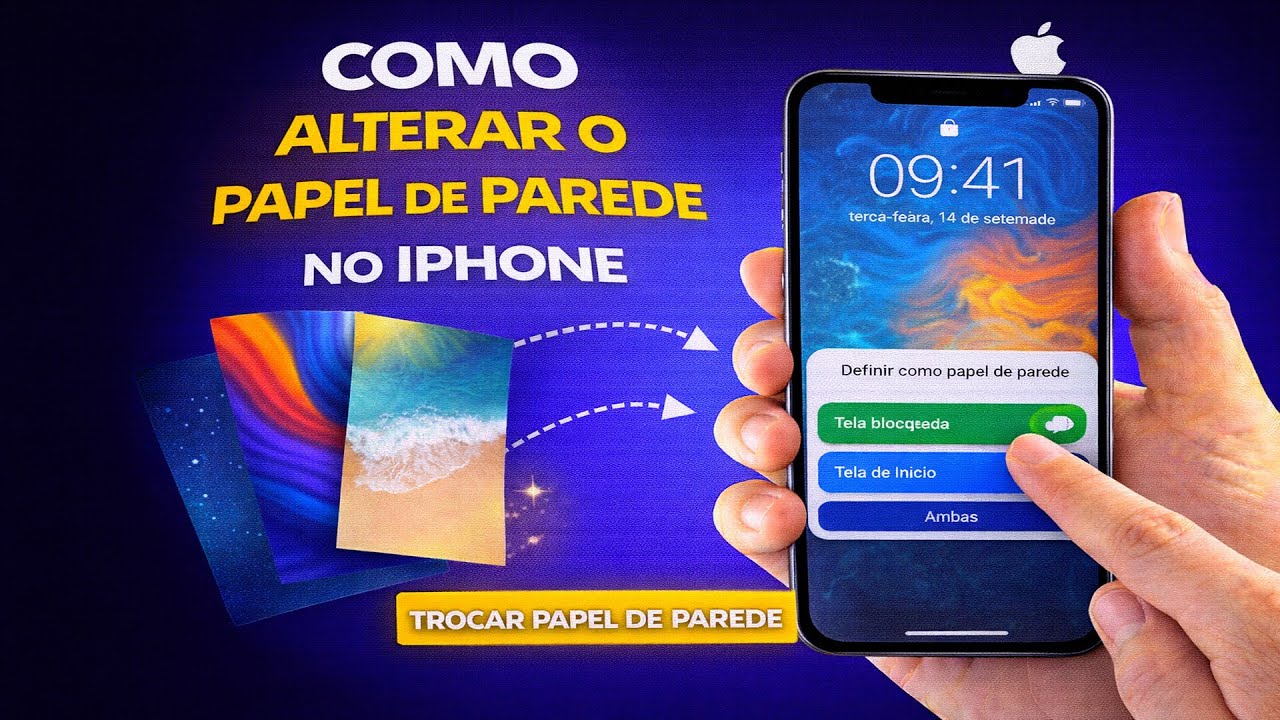 COMO ALTERAR O PAPEL DE PAREDE NO IPHONE