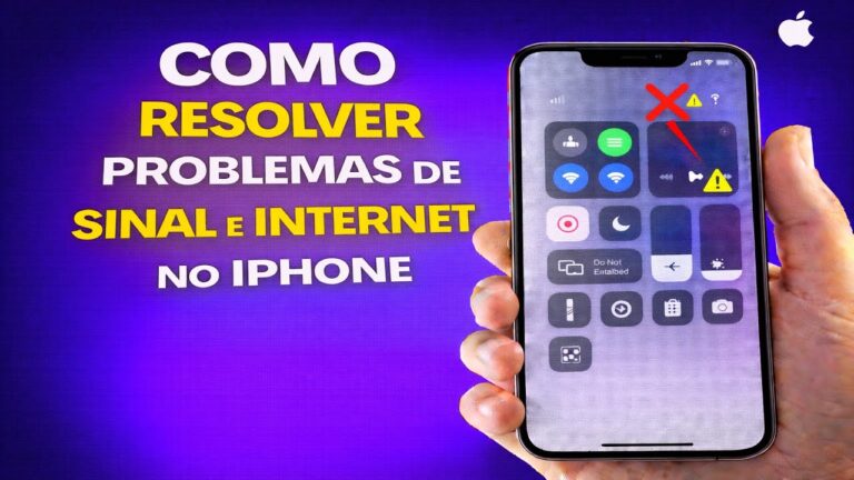 COMO RESOLVER PROBLEMAS DE SINAL E INTERNET NO IPHONE