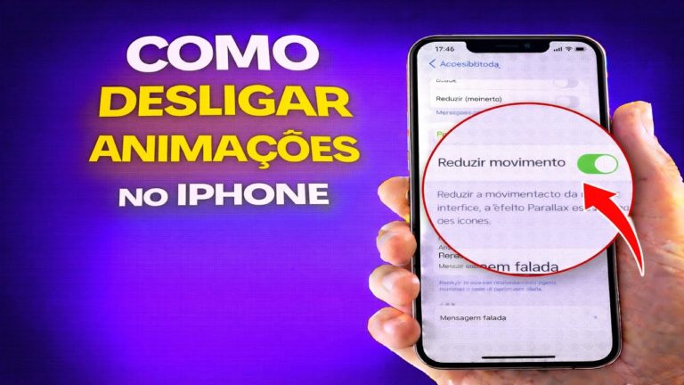 COMO DESLIGAR ANIMAÇÕES NO IPHONE