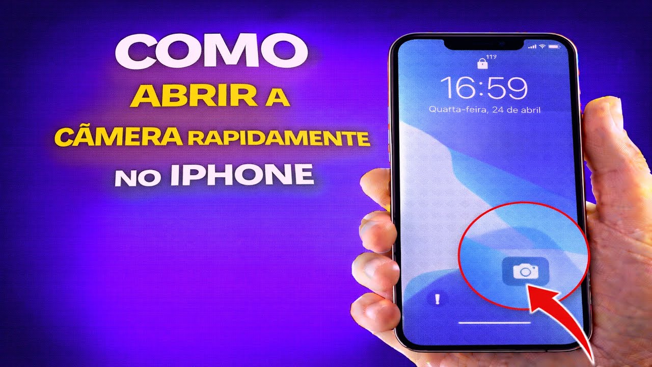 COMO ABRIR A CÂMERA RAPIDAMENTE NO IPHONE