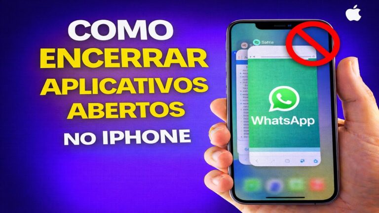COMO ENCERRAR APLICATIVOS ABERTOS NO IPHONE