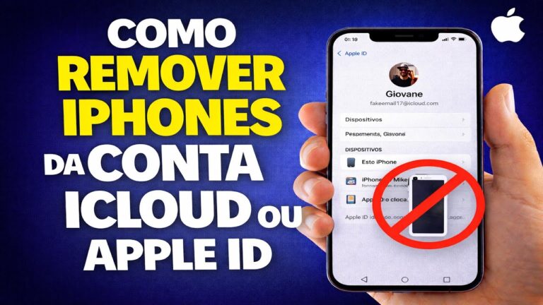 COMO REMOVER IPHONES DA CONTA ICLOUD OU APPLE ID