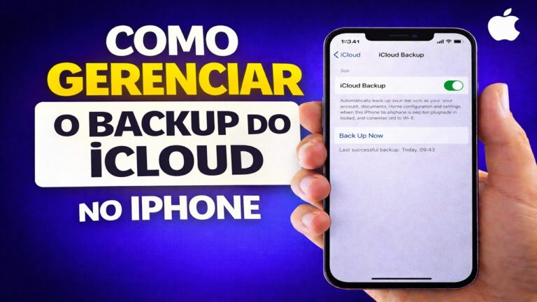 COMO GERENCIAR O BACKUP DO ICLOUD NO IPHONE