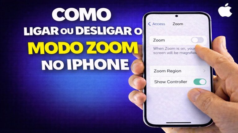 COMO LIGAR OU DESLIGAR O MODO ZOOM NO IPHONE