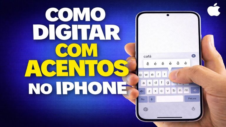 COMO DIGITAR COM ACENTOS NO IPHONE