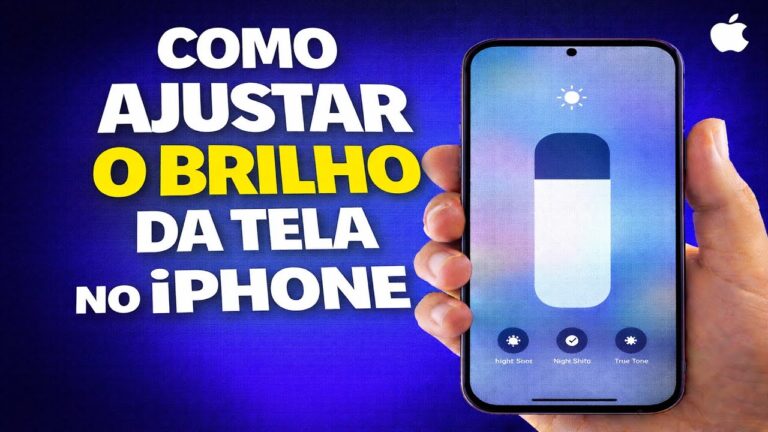 COMO AJUSTAR O BRILHO DA TELA NO IPHONE