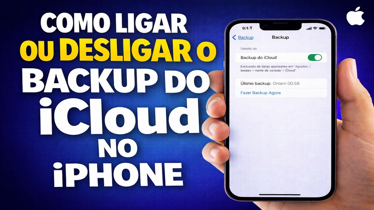 COMO LIGAR OU DESLIGAR O BACKUP DO ICLOUD NO IPHONE