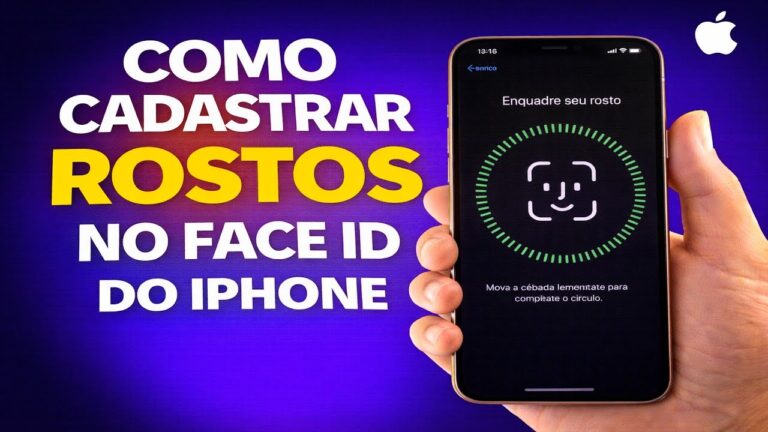 COMO CADASTRAR ROSTOS NO FACE ID DO IPHONE