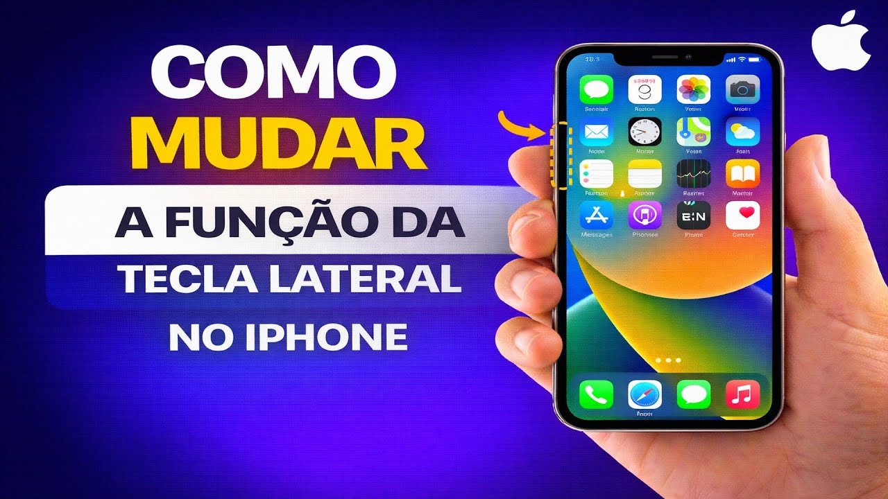 COMO MUDAR A FUNÇÃO DA TECLA LATERAL NO IPHONE