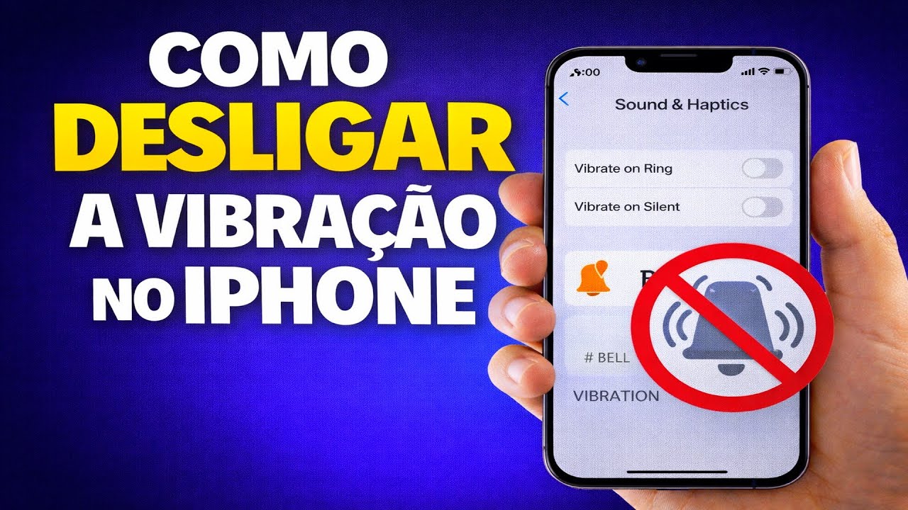 COMO DESLIGAR A VIBRAÇÃO NO IPHONE