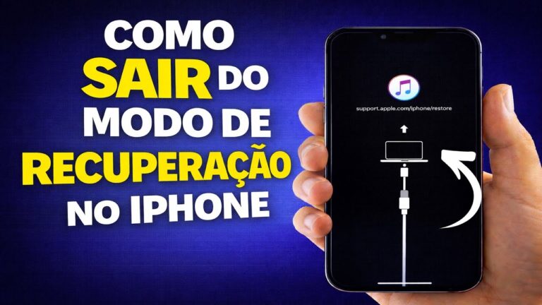 COMO SAIR DO MODO DE RECUPERAÇÃO NO IPHONE