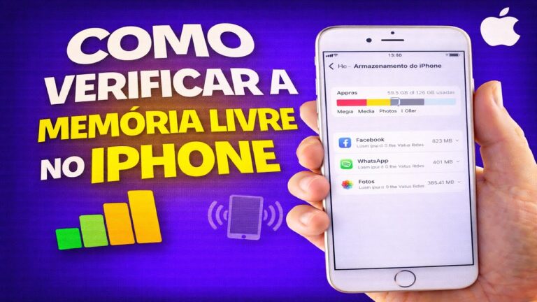 COMO VERIFICAR A MEMÓRIA LIVRE NO IPHONE
