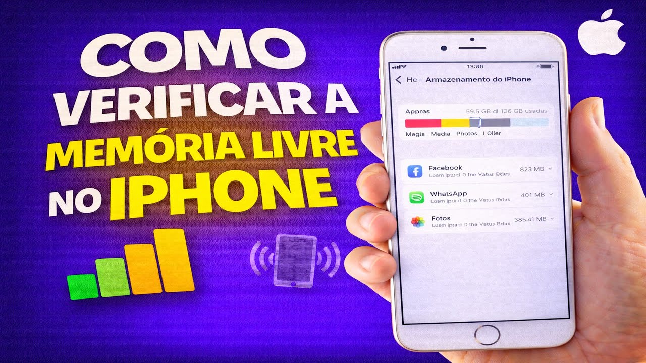 COMO VERIFICAR A MEMÓRIA LIVRE NO IPHONE