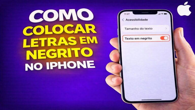 COMO COLOCAR LETRAS EM NEGRITO NO IPHONE