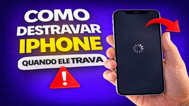 COMO DESTRAVAR O IPHONE QUANDO ELE TRAVA