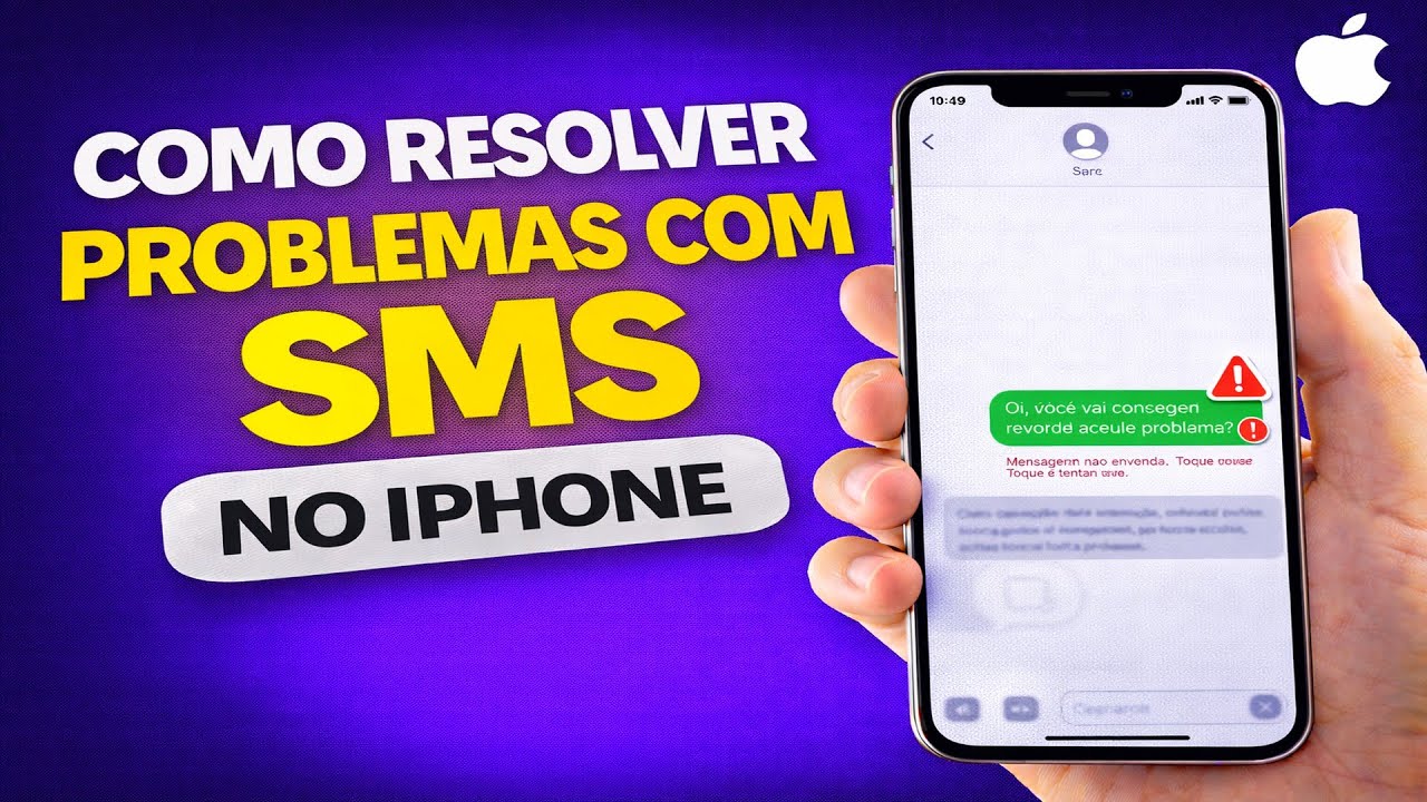 COMO RESOLVER PROBLEMAS COM SMS NO IPHONE