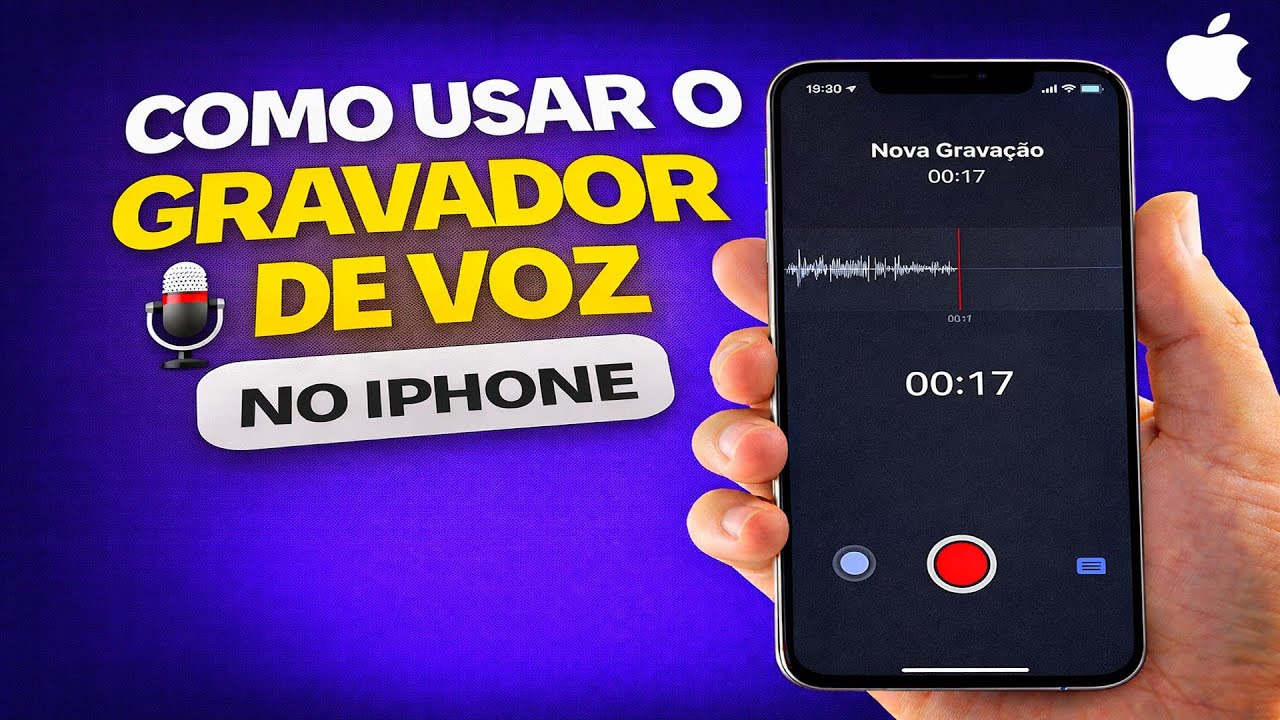 COMO USAR O GRAVADOR DE VOZ NO IPHONE