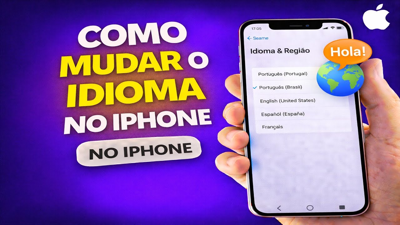 COMO MUDAR O IDIOMA NO IPHONE