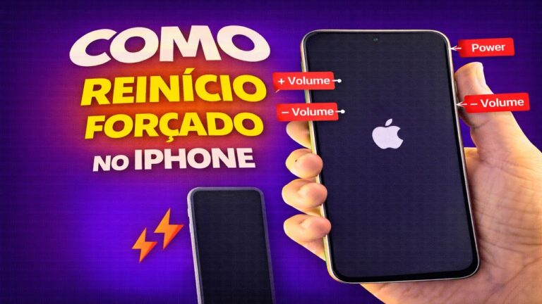 COMO FAZER REINÍCIO FORÇADO NO IPHONE