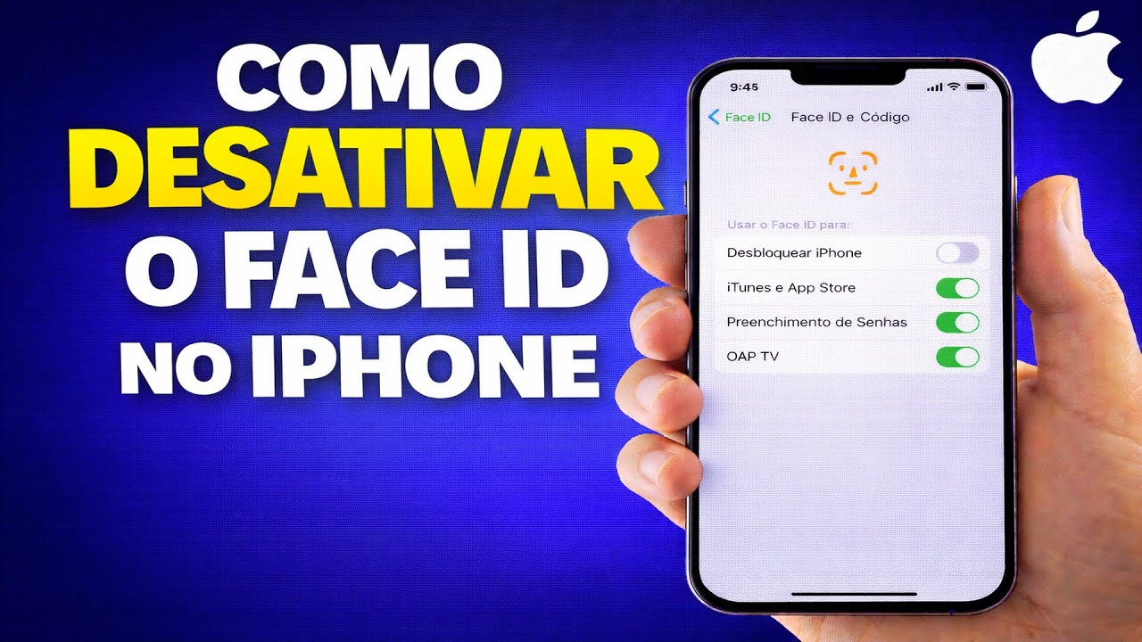COMO DESATIVAR O FACE ID NO IPHONE
