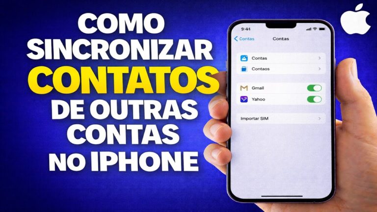 COMO SINCRONIZAR CONTATOS DE OUTRAS CONTAS NO IPHONE