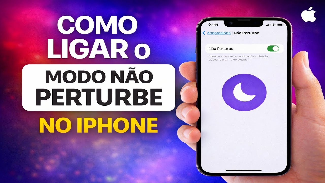 COMO LIGAR O MODO NÃO PERTURBE NO IPHONE