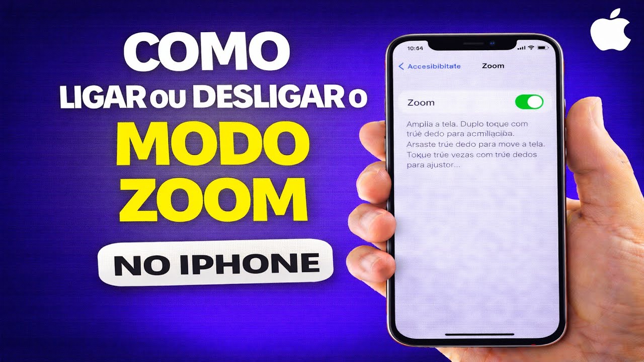 COMO LIGAR OU DESLIGAR O MODO ZOOM NO IPHONE
