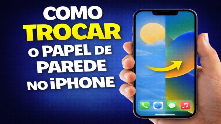 COMO TROCAR O PAPEL DE PAREDE NO IPHONE