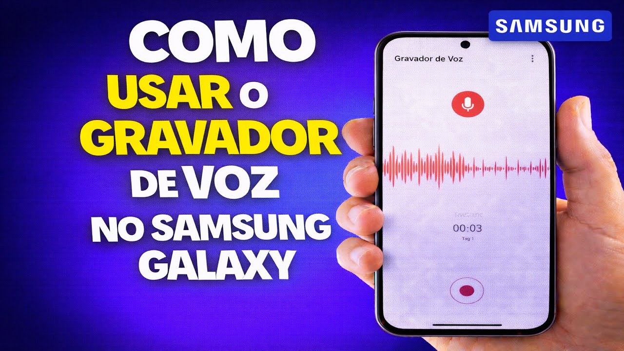 COMO USAR O GRAVADOR DE VOZ NO SAMSUNG GALAXY