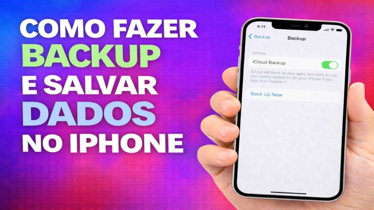 COMO FAZER BACKUP E SALVAR DADOS NO IPHONE