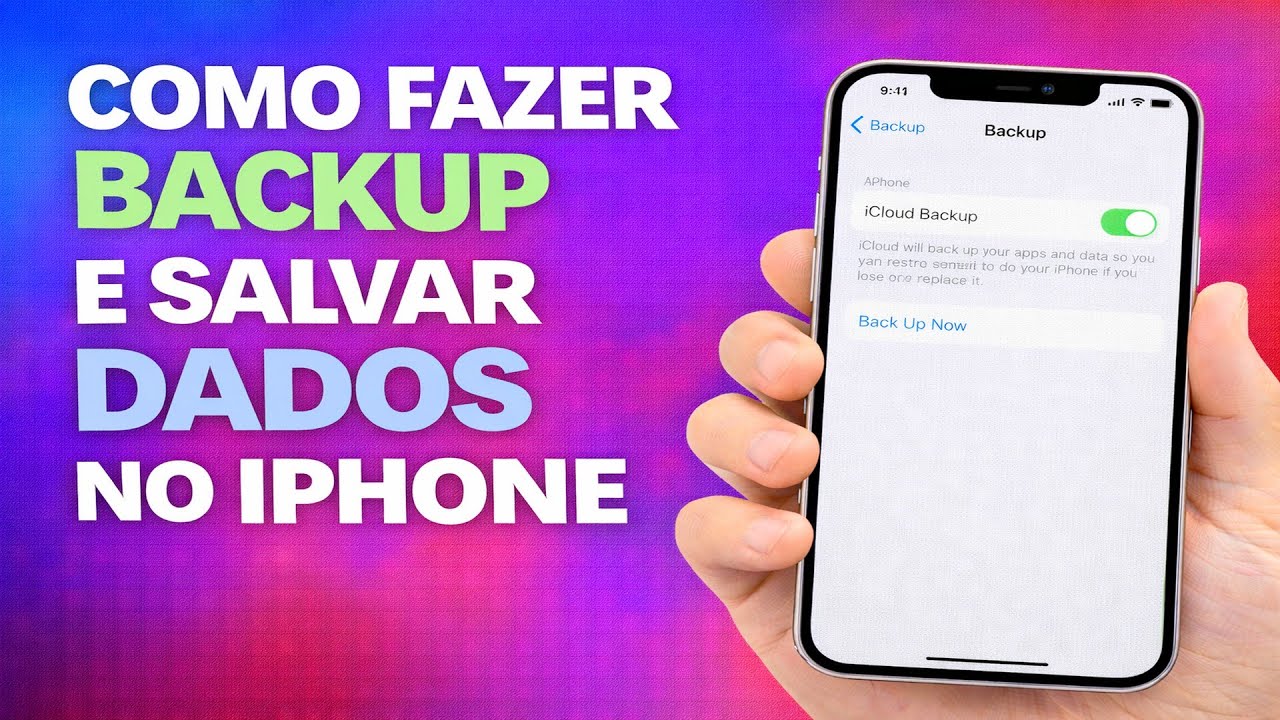COMO FAZER BACKUP E SALVAR DADOS NO IPHONE