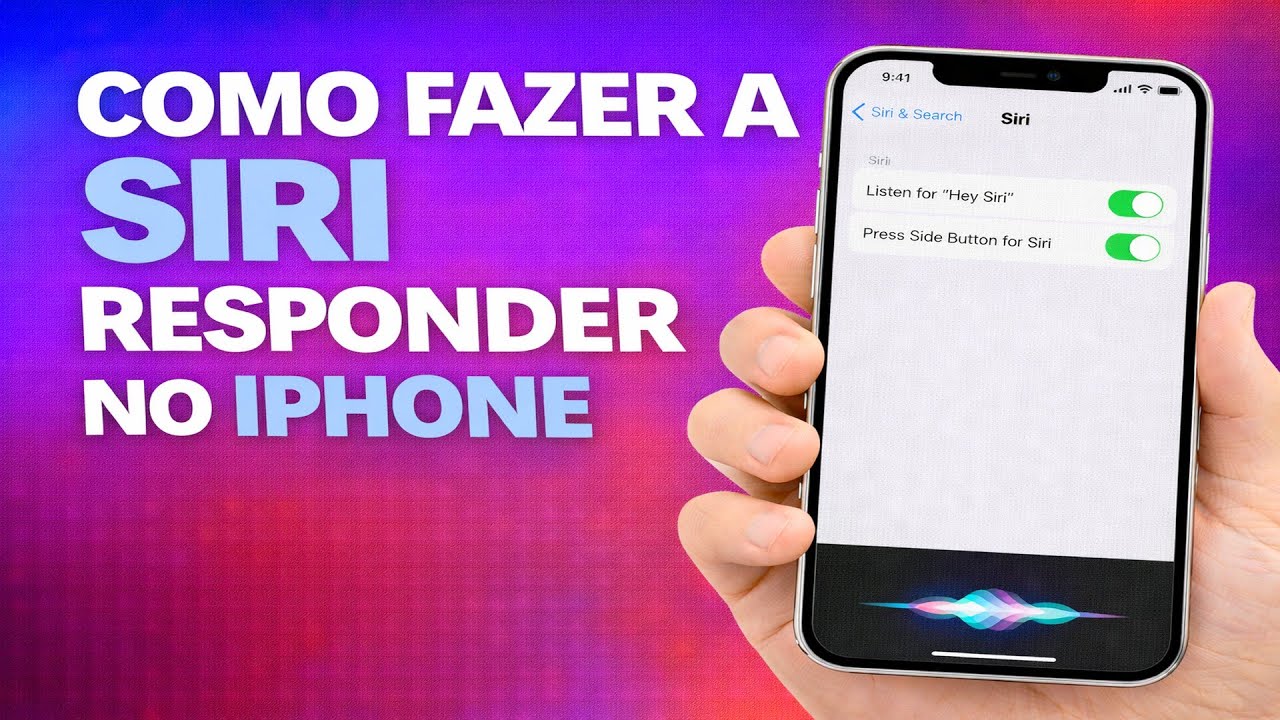 COMO FAZER A SIRI RESPONDER NO IPHONE