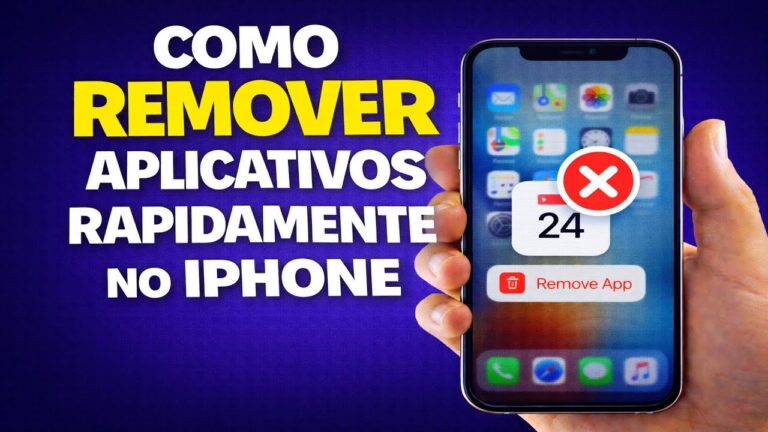 COMO REMOVER APLICATIVOS RAPIDAMENTE NO IPHONE