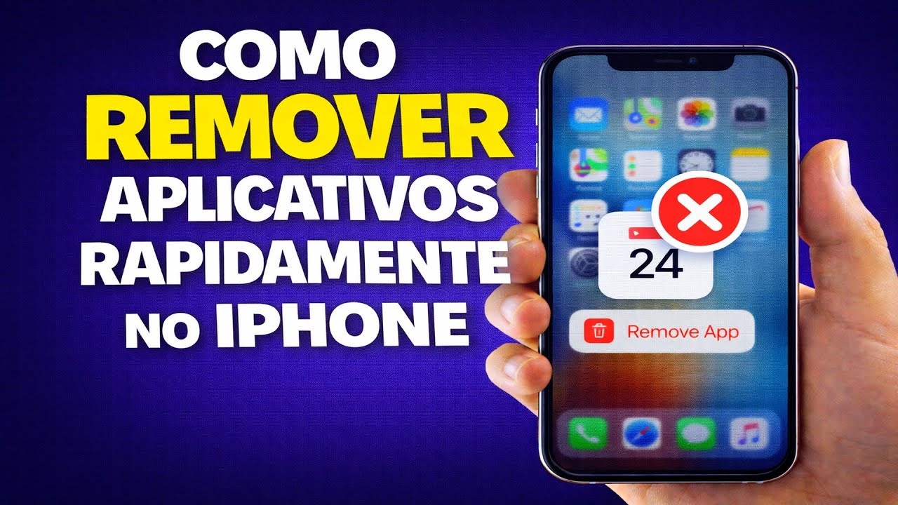 COMO REMOVER APLICATIVOS RAPIDAMENTE NO IPHONE