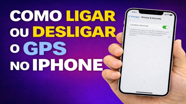 COMO LIGAR OU DESLIGAR O GPS NO IPHONE