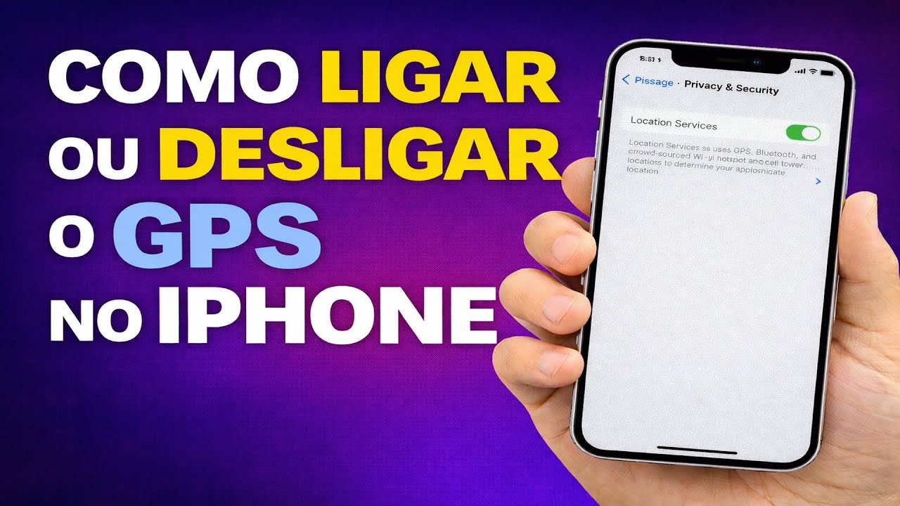 COMO LIGAR OU DESLIGAR O GPS NO IPHONE