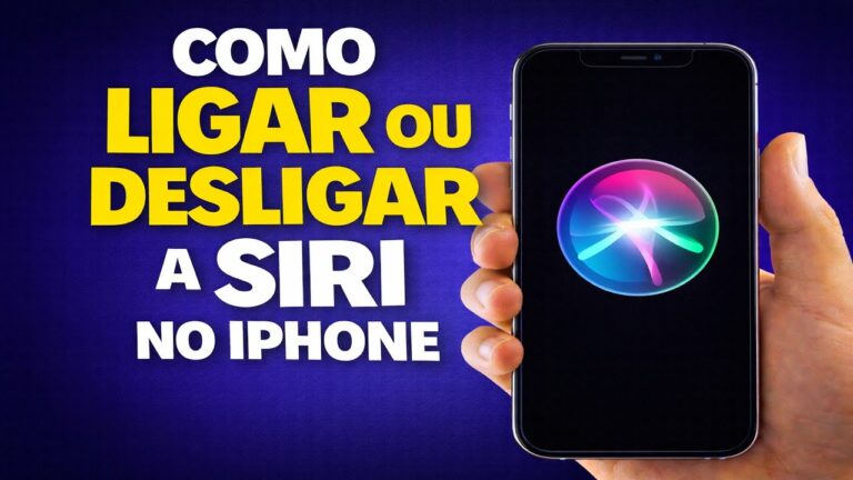 COMO LIGAR OU DESLIGAR A SIRI NO IPHONE