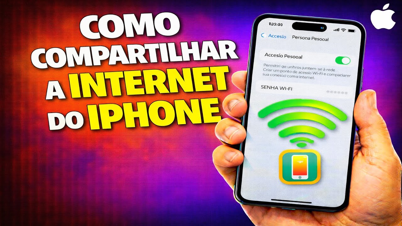 COMO COMPARTILHAR A INTERNET DO IPHONE
