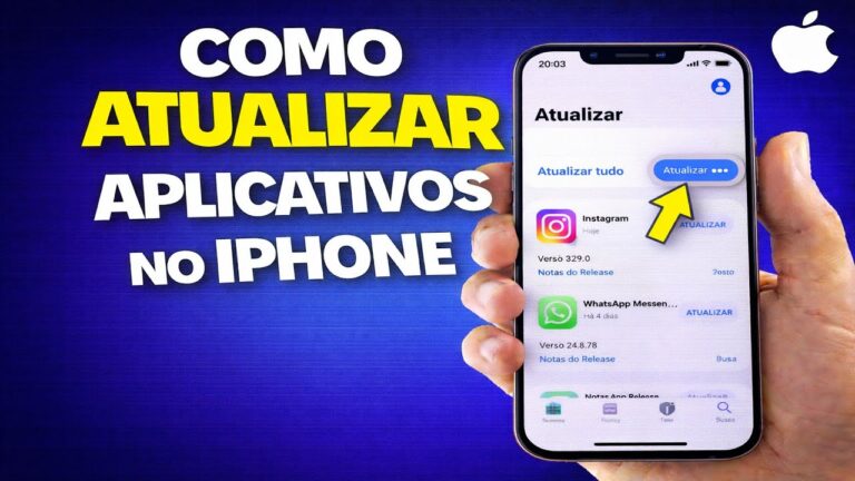 COMO ATUALIZAR APLICATIVOS NO IPHONE