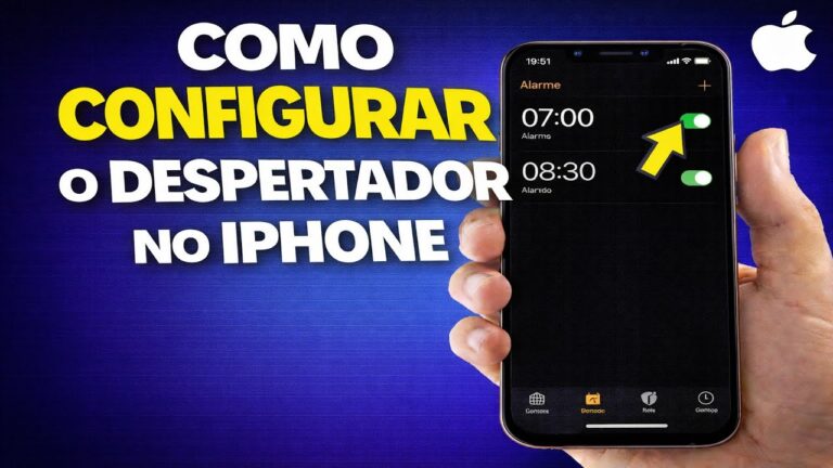 COMO CONFIGURAR O DESPERTADOR NO IPHONE