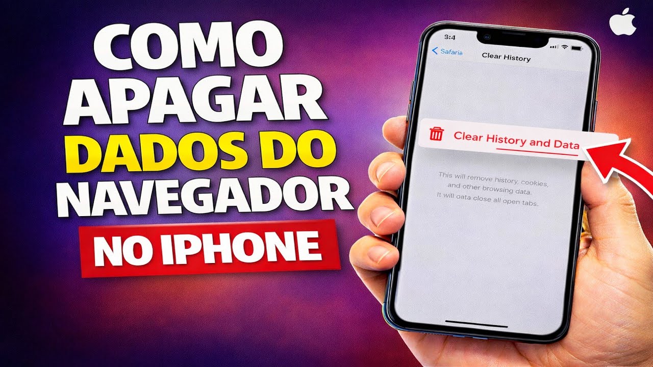 COMO APAGAR DADOS DO NAVEGADOR NO IPHONE